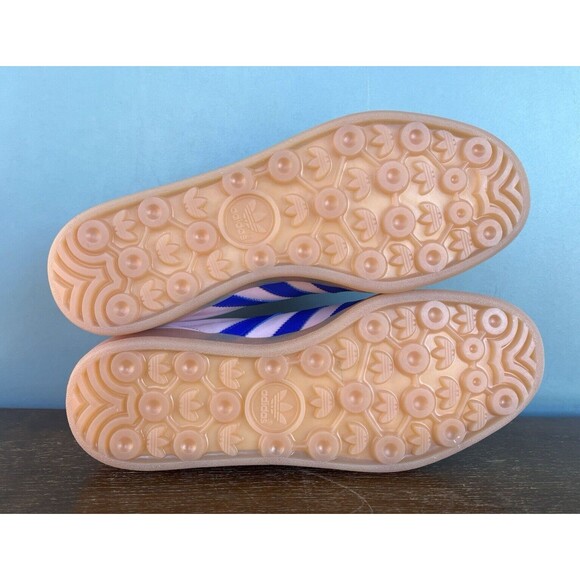 Adidas Gazelle Indoor Clear Pink/Lucid Blue Women's Size 7.5 JI1371 - Picture 10 of 12